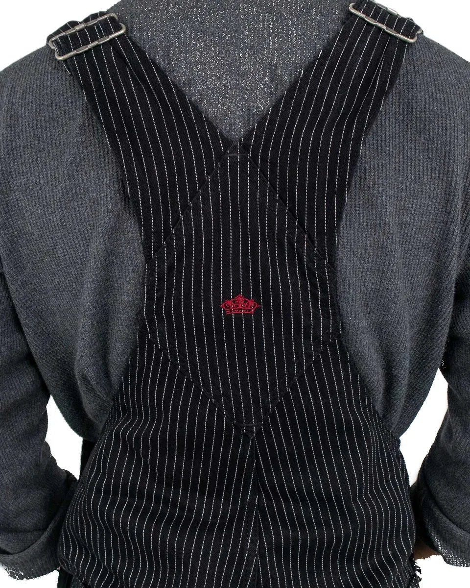 Pike Brothers - Mechanic Bib 1953 - Hängslebyxor - Wabash Svart - jhstore.se