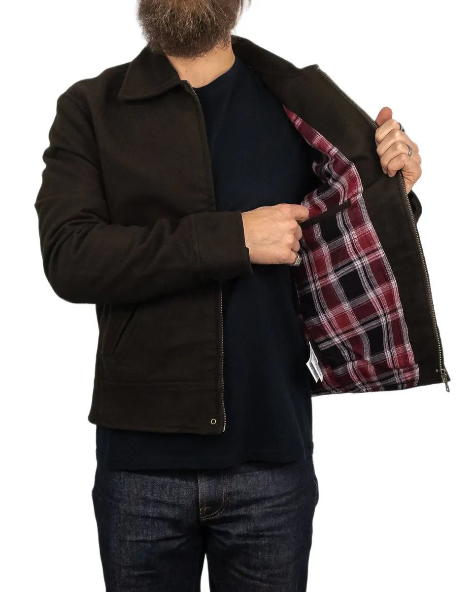 Pike Brothers - Moleskin Jacka - Roadster Jacket Soil - Brun - jhstore.se