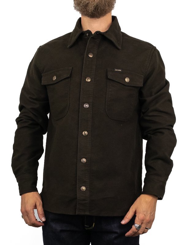 Pike Brothers - Moleskin skjorta - 1943 CPO - Brun - jhstore.se