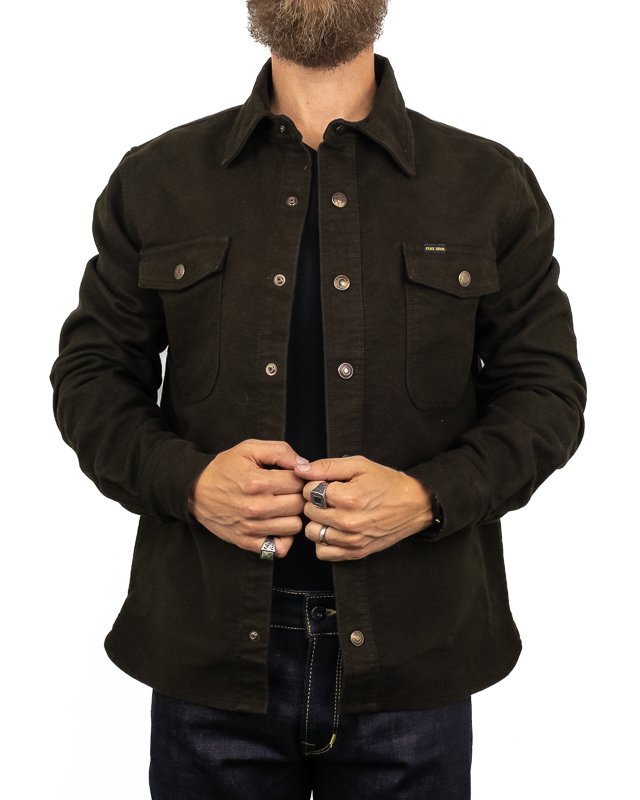 Pike Brothers - Moleskin skjorta - 1943 CPO - Brun - jhstore.se