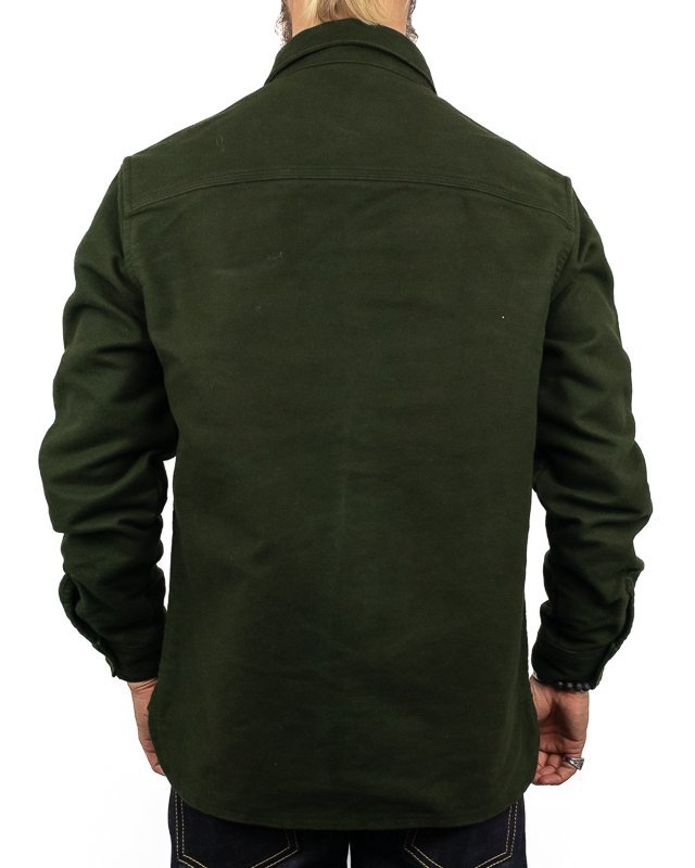 Pike Brothers - Moleskin skjorta - 1943 CPO - Grön - jhstore.se