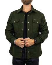 Pike Brothers - Moleskin skjorta - 1943 CPO - Grön - jhstore.se