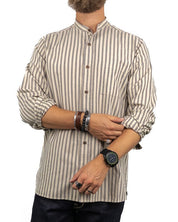 Pike Brothers - Skjorta - 1923 Buccanoy - Vit - jhstore.se