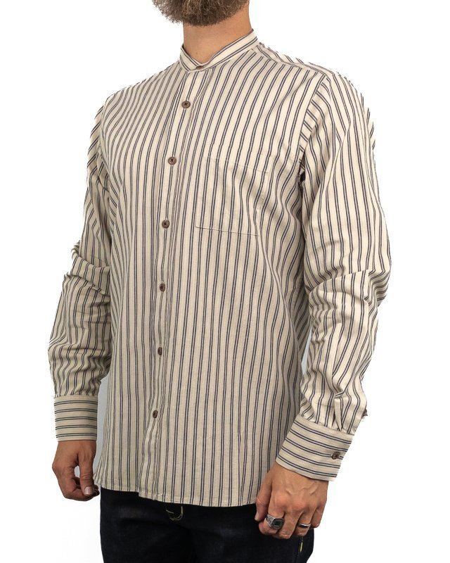 Pike Brothers - Skjorta - 1923 Buccanoy - Vit - jhstore.se