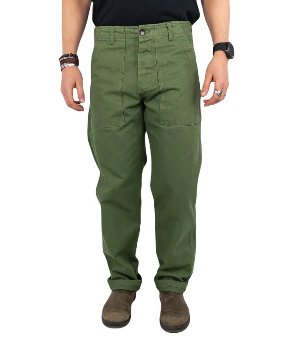 Pike Brothers - Utility Surplus Byxor - 1962 OG - 107 - Mörkgrön - jhstore.se