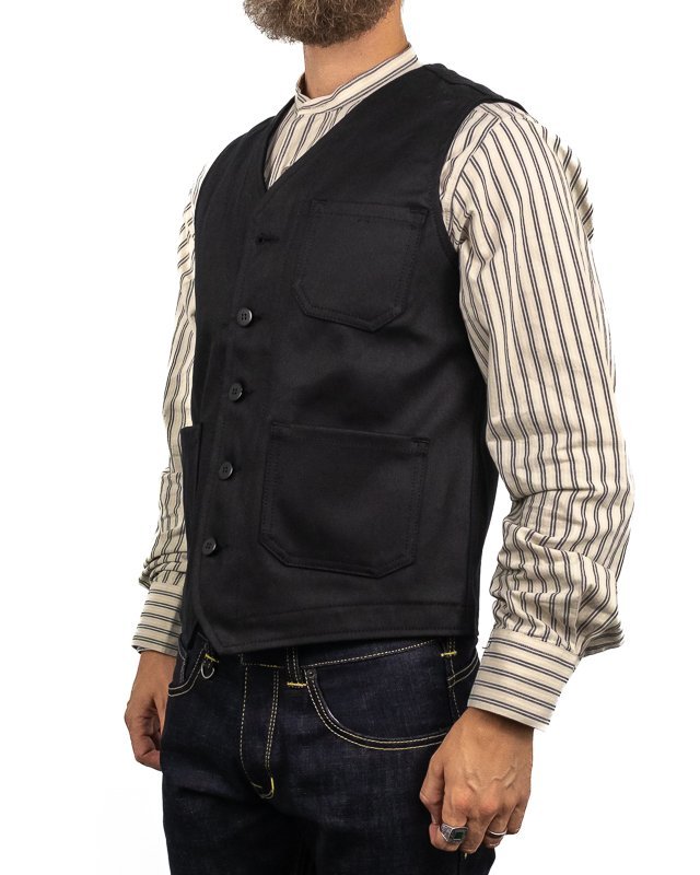 Pike Brothers - Väst - 1937 Roamer - Elephant Skin - Svart - jhstore.se