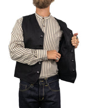 Pike Brothers - Väst - 1937 Roamer - Elephant Skin - Svart - jhstore.se