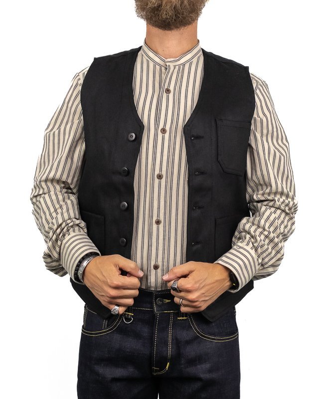 Pike Brothers - Väst - 1937 Roamer - Elephant Skin - Svart - jhstore.se