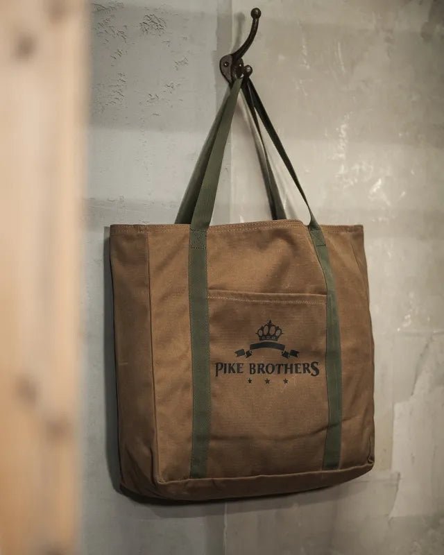 Pike Brothers - Vaxad väska - 1979 Chopper Bag - Vaxad Khaki - jhstore.se