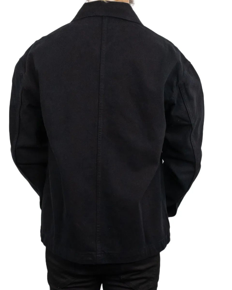 Resteröds - Canvas Jacka - Overshirt Armstrong - Svart - jhstore.se