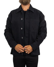 Resteröds - Canvas Jacka - Overshirt Armstrong - Svart - jhstore.se
