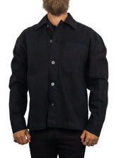 Resteröds - Canvas Jacka - Overshirt Armstrong - Svart - jhstore.se