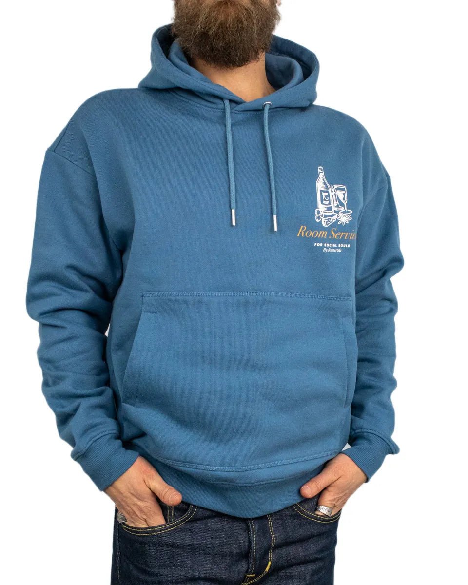 Resteröds - Hoodie - Room Service - Jay - Blå - jhstore.se