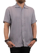 Resteröds - Kortärmad skjorta - Kirk - Grå - jhstore.se