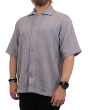 Resteröds - Kortärmad skjorta - Kirk - Grå - jhstore.se