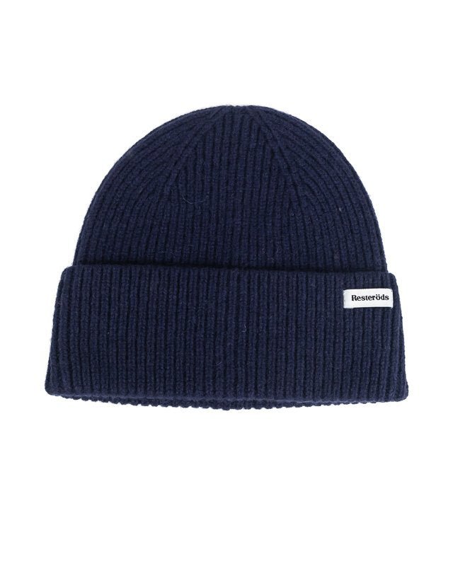 Resteröds - Mössa i Merinoull - Navy - jhstore.se