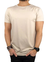 Resteröds - R-Neck Bamboo T-Shirt - Light Grey