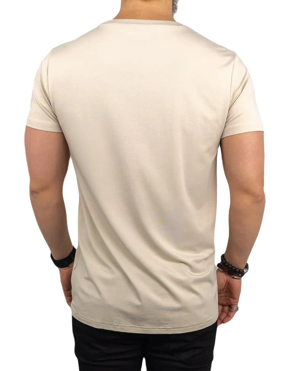 Resteröds - R - Neck Bambu T-Shirt - Ljusgrå - jhstore.se