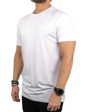 Resteröds - R - Neck Bambu T-Shirt - Vit - jhstore.se