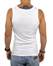 Resteröds - Ribbat Linne Bambu 2 pack - Vit - jhstore.se