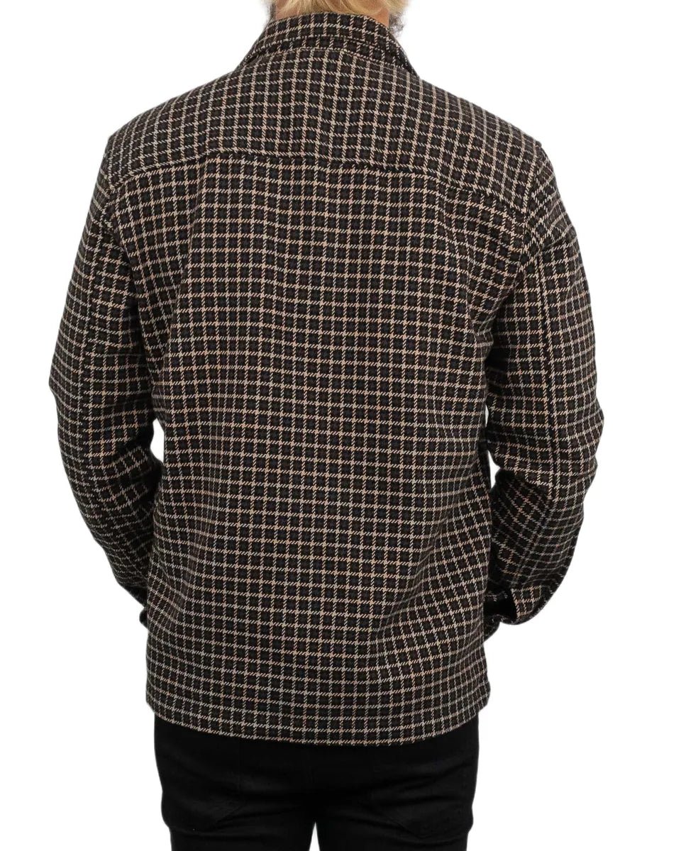 Resteröds - Skjorta Rutig - Overshirt Hugh - Brun - jhstore.se