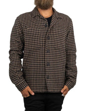 Resteröds - Skjorta Rutig - Overshirt Hugh - Brun - jhstore.se