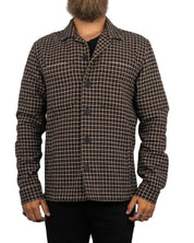 Resteröds - Skjorta Rutig - Overshirt Hugh - Brun - jhstore.se