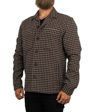 Resteröds - Skjorta Rutig - Overshirt Hugh - Brun - jhstore.se