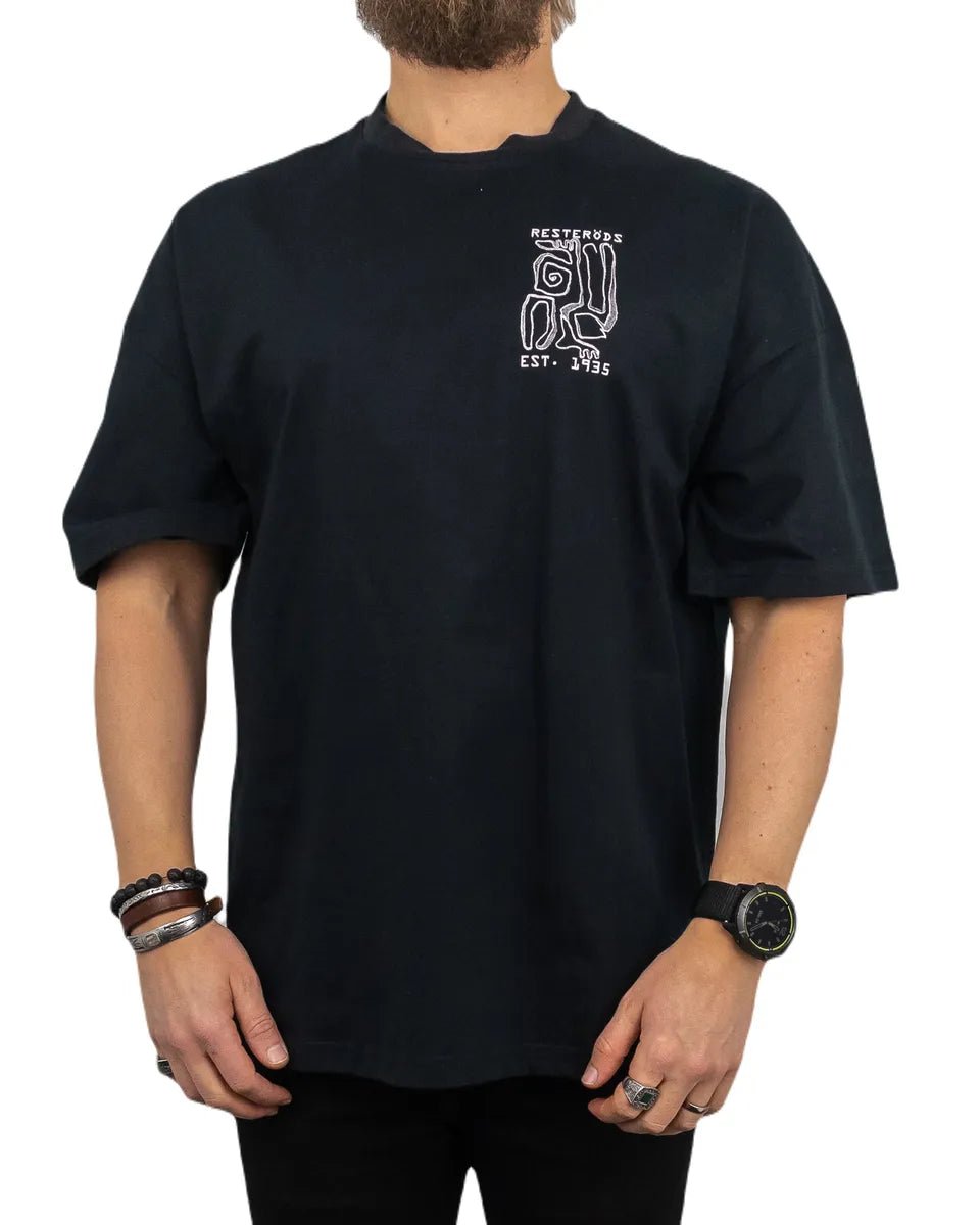 Resteröds - T-Shirt - Dev Print - Svart - jhstore.se