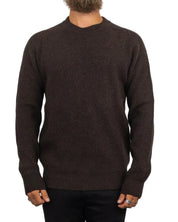 Resteröds - Ull Sweatshirt - Michael Pullover - Brun - jhstore.se