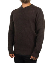 Resteröds - Ull Sweatshirt - Michael Pullover - Brun - jhstore.se