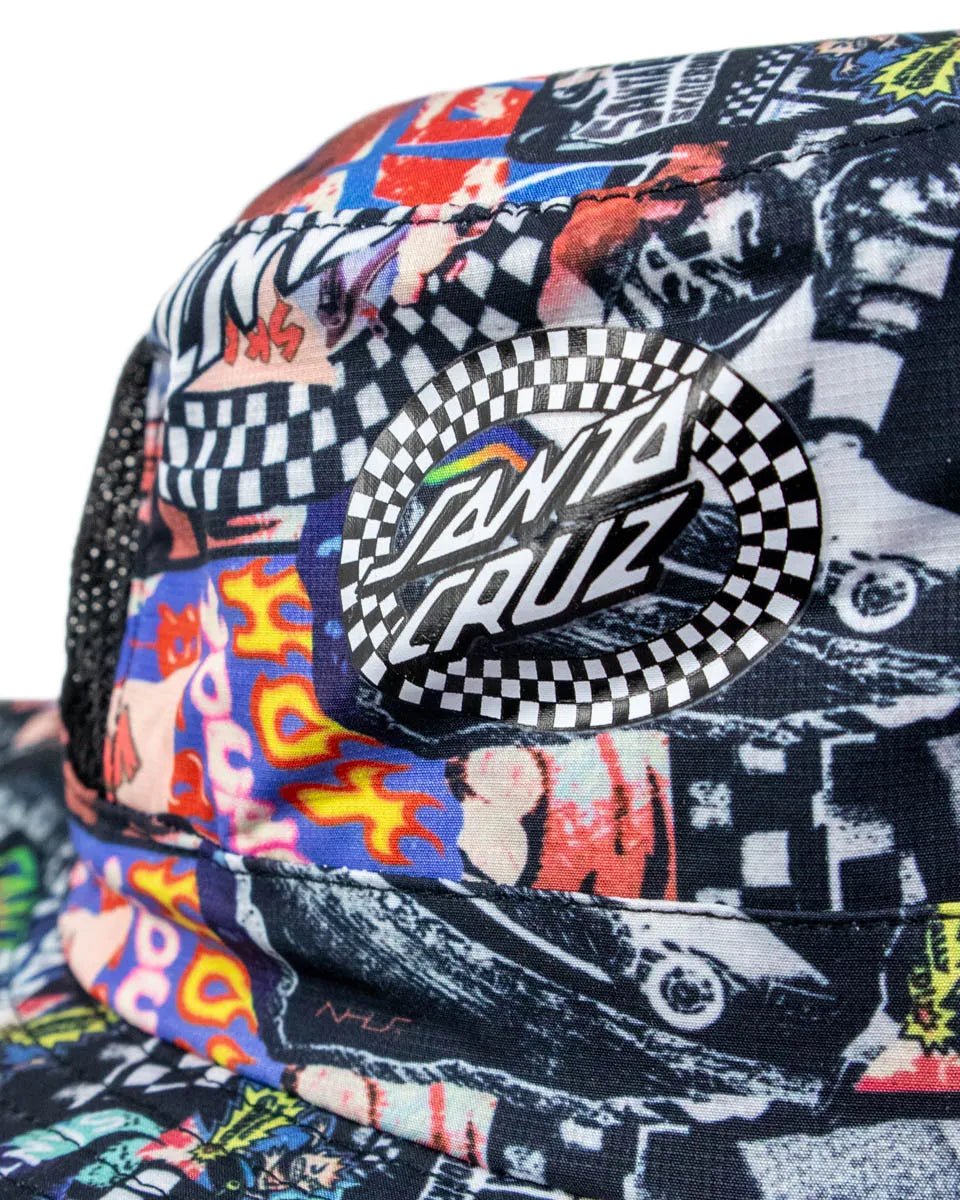 Santa Cruz - Bucket hat - Collage Boonie - Multifärgad - jhstore.se