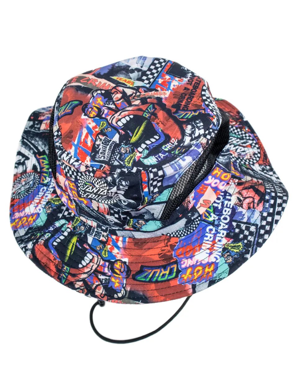 Santa Cruz - Bucket hat - Collage Boonie - Multifärgad - jhstore.se