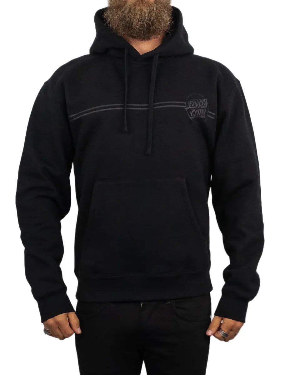 Santa Cruz - Hoodie - Opus Stripe - Svart - jhstore.se