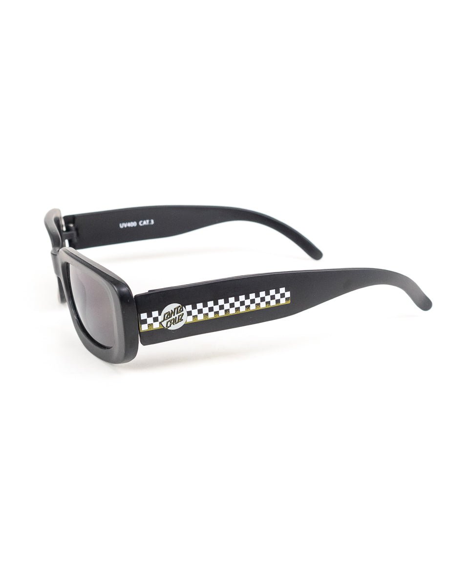 Santa Cruz - Solglasögon Mattsvart/Schack - 50th Checker - jhstore.se