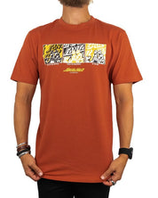 Santa Cruz - T-shirt Hand grafik - Tegel - jhstore.se