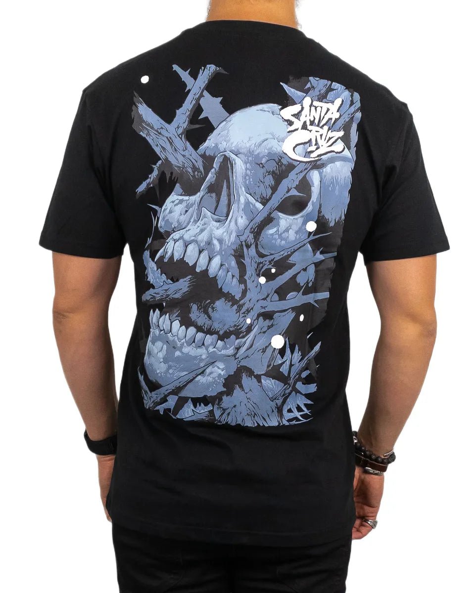 Santa Cruz - T-Shirt med Döskalle - Deathtrap - Svart - jhstore.se