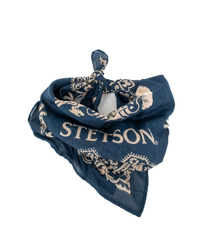Stetson - Bandana Blå - Bandana Cotton - jhstore.se