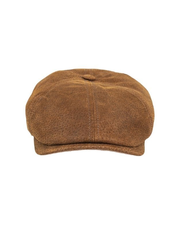 Stetson - Gubbkeps i skinn - Brun - jhstore.se