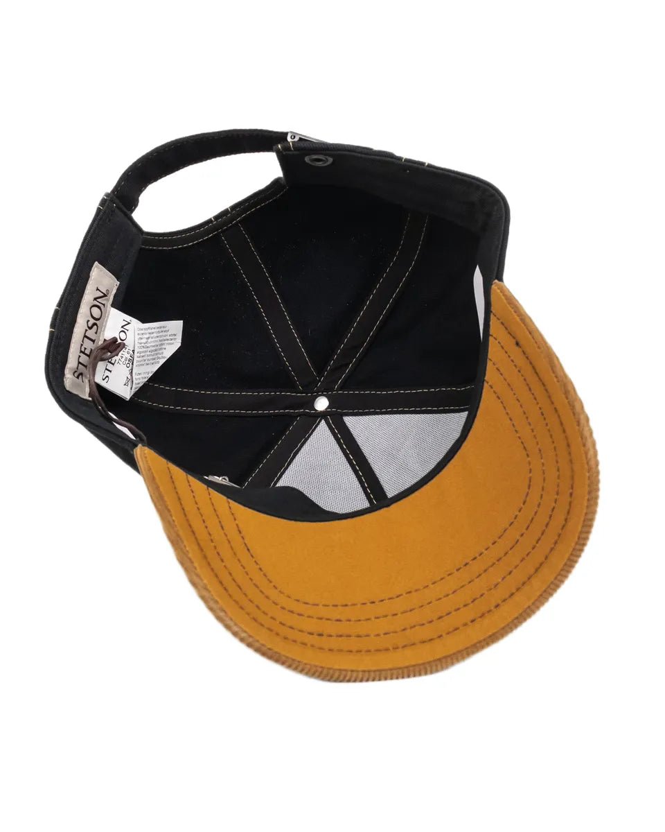Stetson - Keps med Manchesterskärm - Garage - Svart/Brun - jhstore.se
