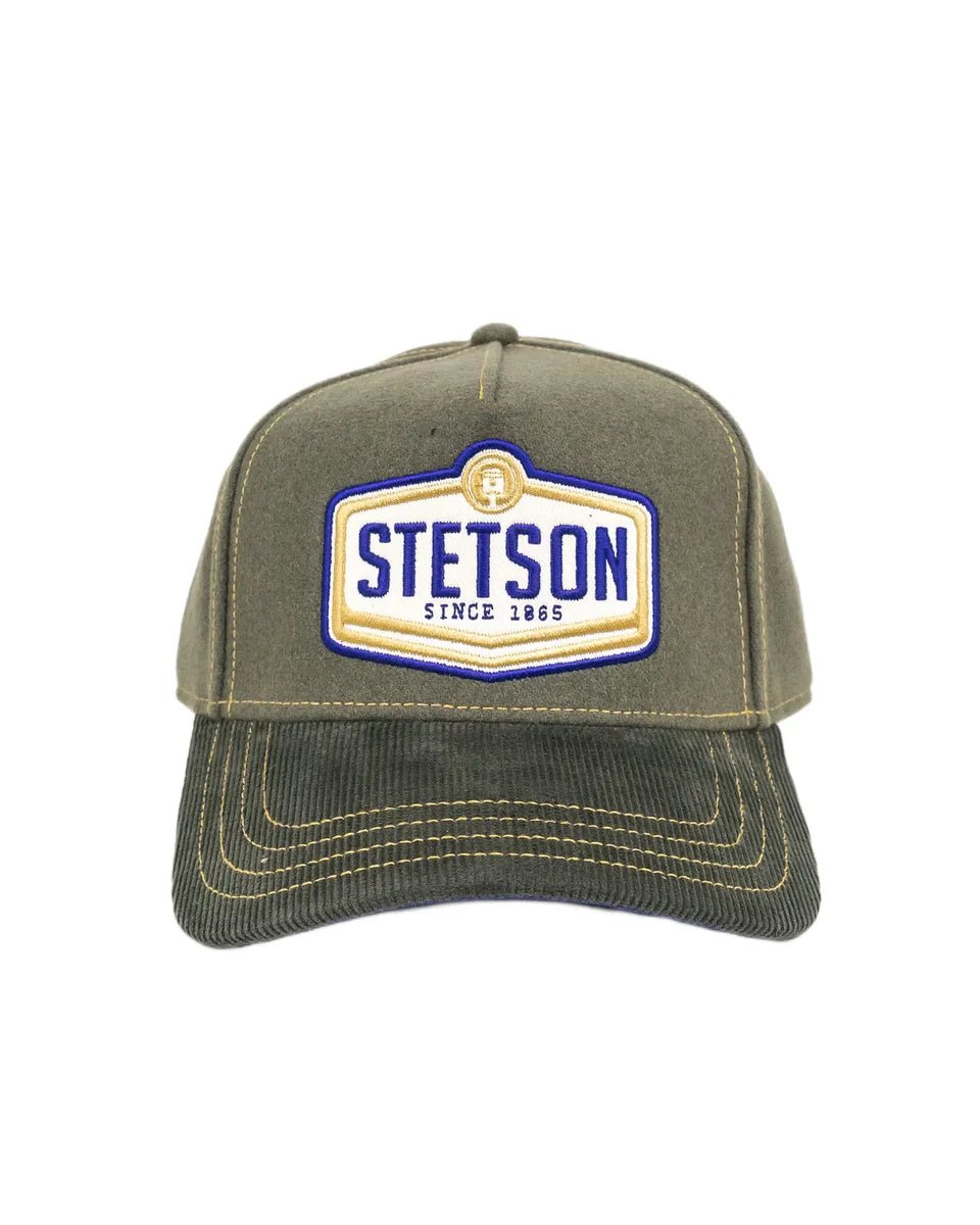 Stetson - Keps - Ullkeps med manchesterskärm - Grön - jhstore.se