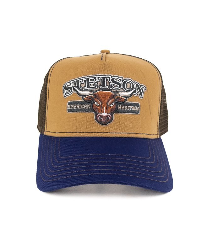 Stetson - Trucker Cap Bull - Keps m. Tjur - jhstore.se