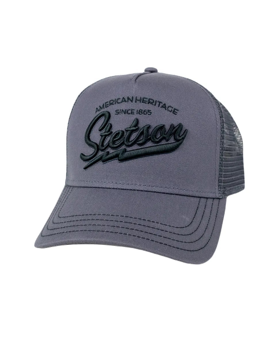 Stetson - Trucker keps American Heritage - Grå - jhstore.se