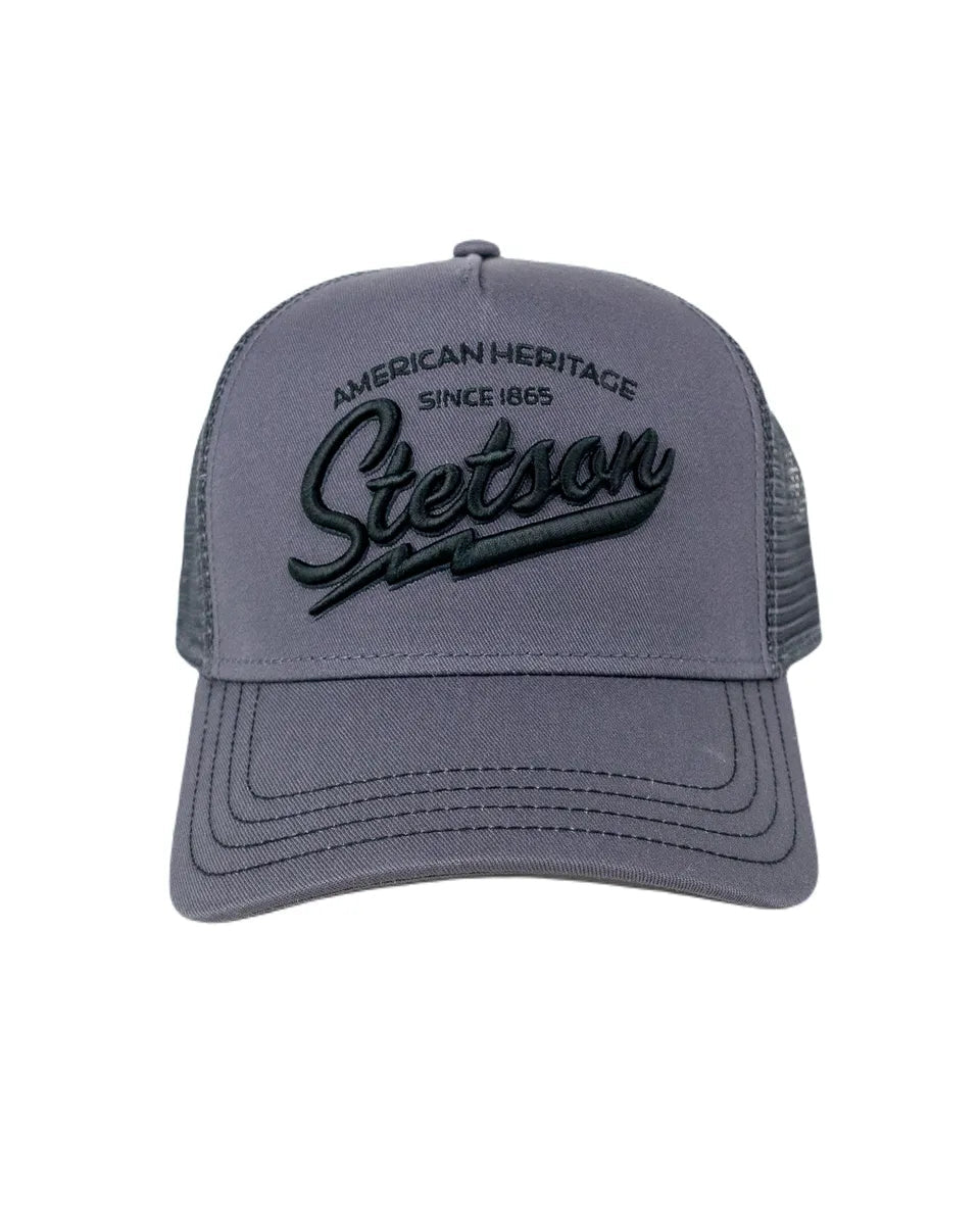 Stetson - Trucker keps American Heritage - Grå - jhstore.se