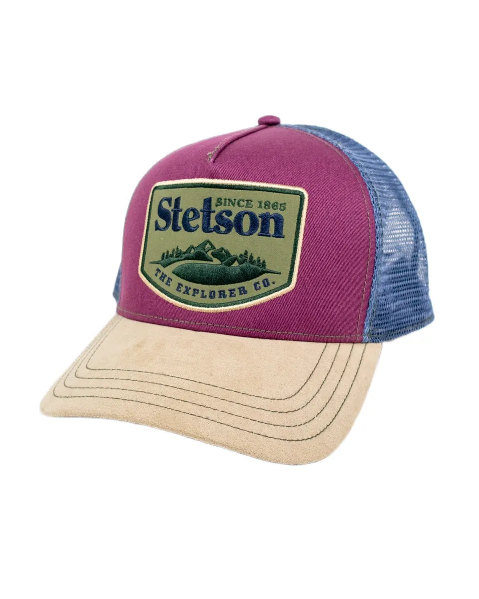 Stetson - Trucker Keps - Explorer - Vinröd - jhstore.se
