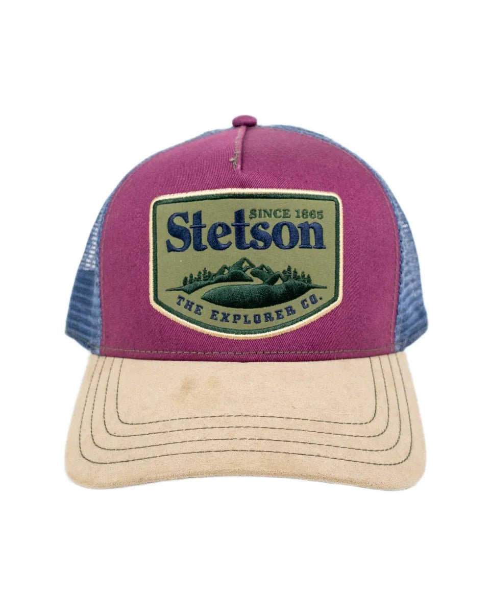 Stetson - Trucker Keps - Explorer - Vinröd - jhstore.se