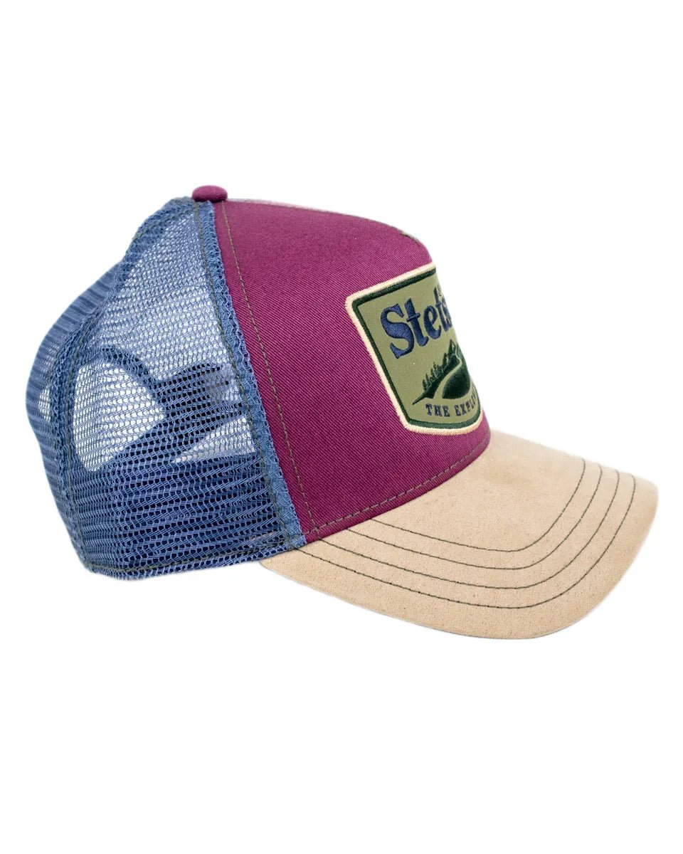 Stetson - Trucker Keps - Explorer - Vinröd - jhstore.se