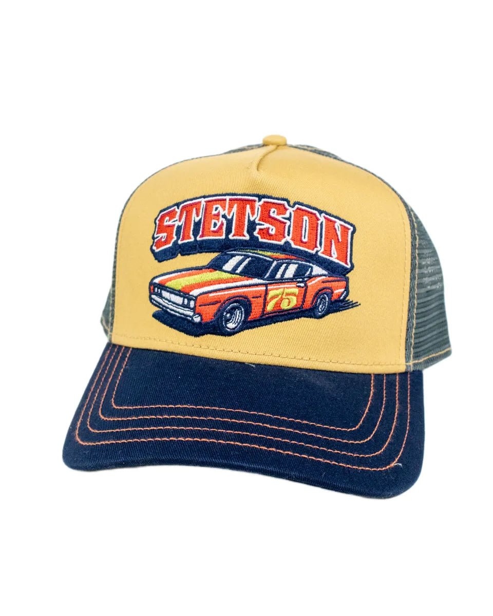Stetson - Trucker Keps - Indy Car - Brun/Navy - jhstore.se