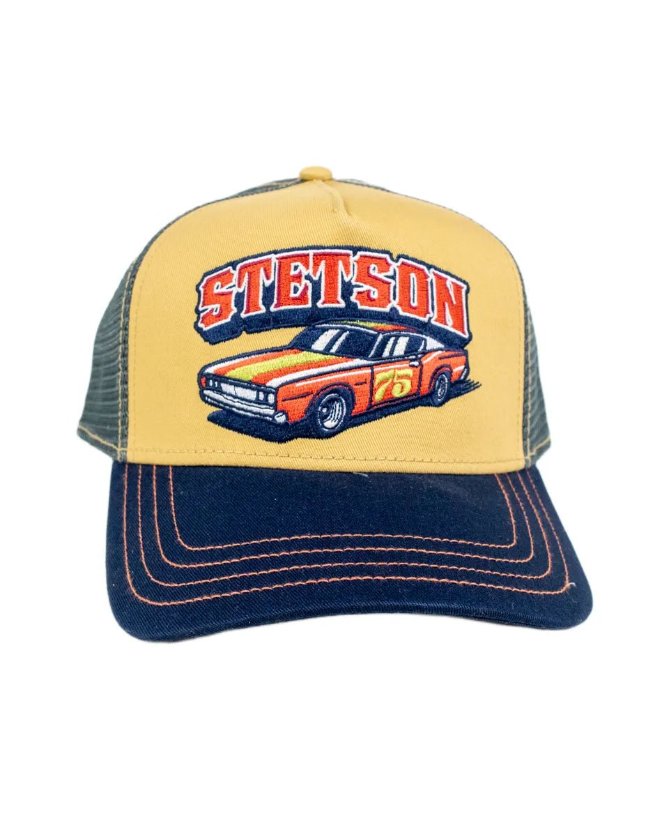 Stetson - Trucker Keps - Indy Car - Brun/Navy - jhstore.se
