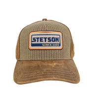 Stetson - Trucker Keps - Läder/Linne - Brun - jhstore.se